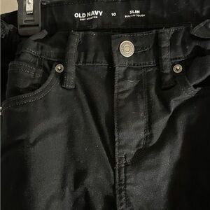 Youth size 10 black jeans slim fit